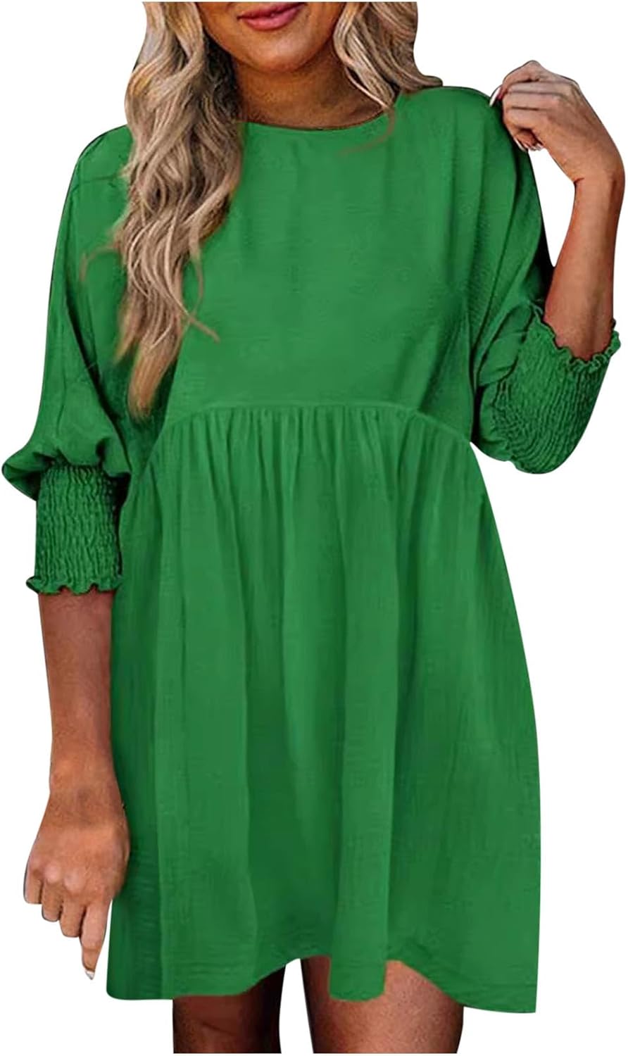 Women's Summer Dress | Smocked Cuff Mini 3