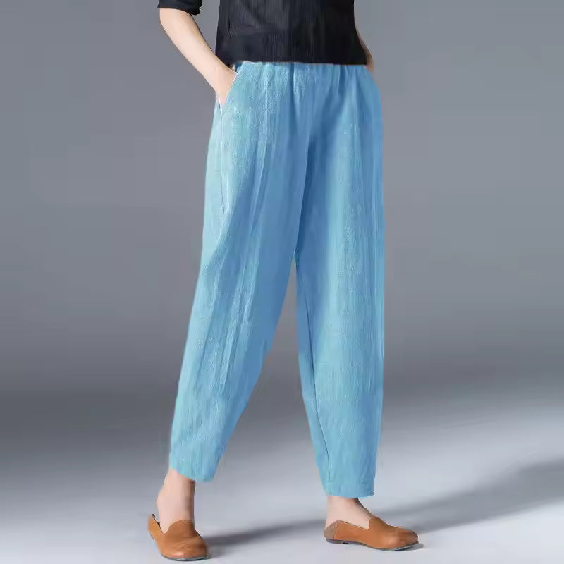 Women's Summer Trousers | Tapered Leg Cut 2