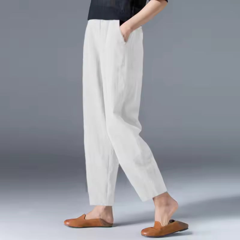 Women's Summer Trousers | Tapered Leg Cut 6