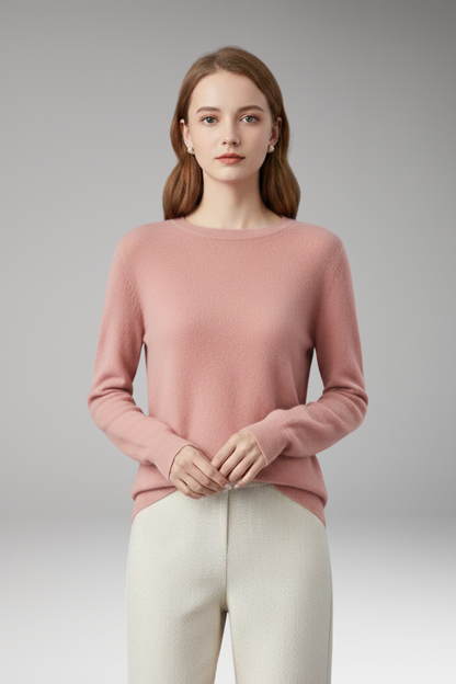 Women's Sweater with O-Neckline and Long Sleeves 5
