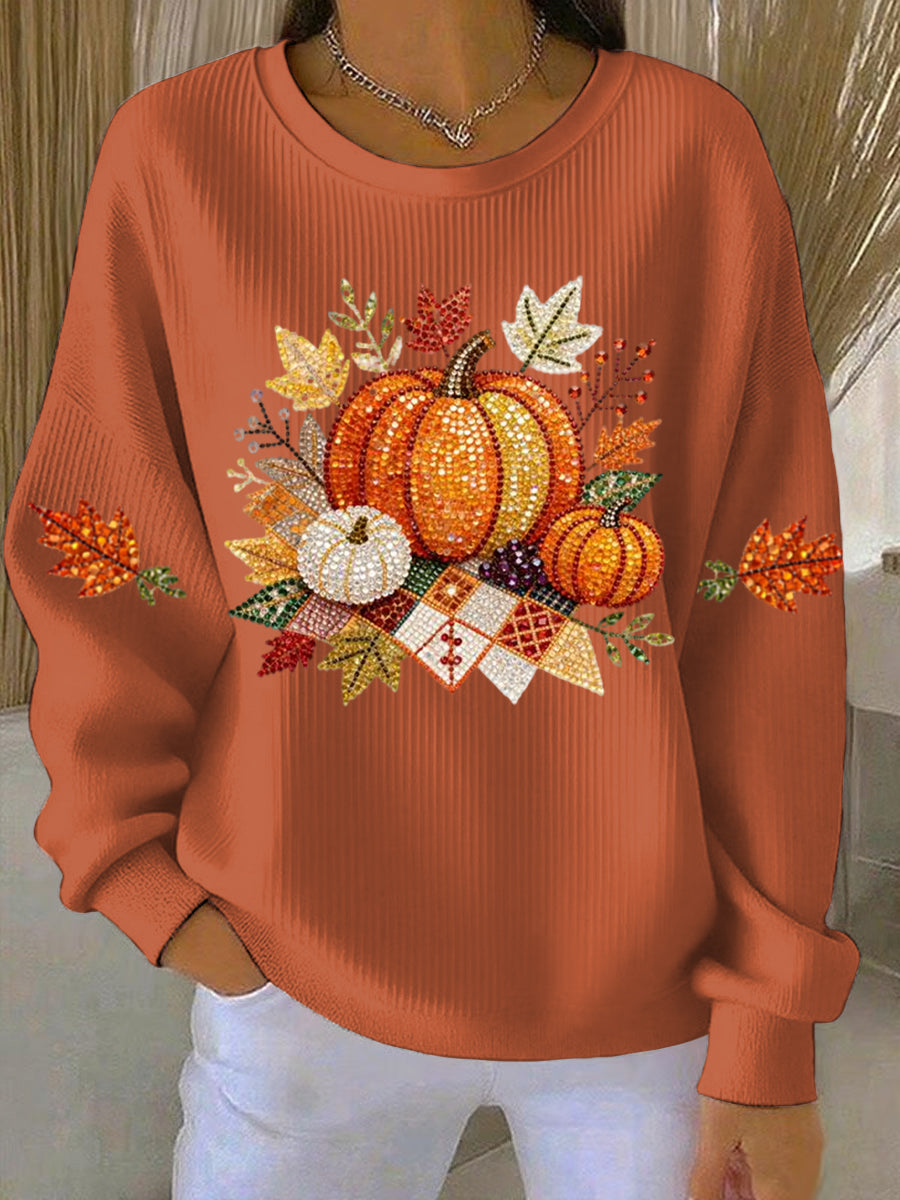 Women’s Sweatshirt | Pumpkin Graphic Design 0