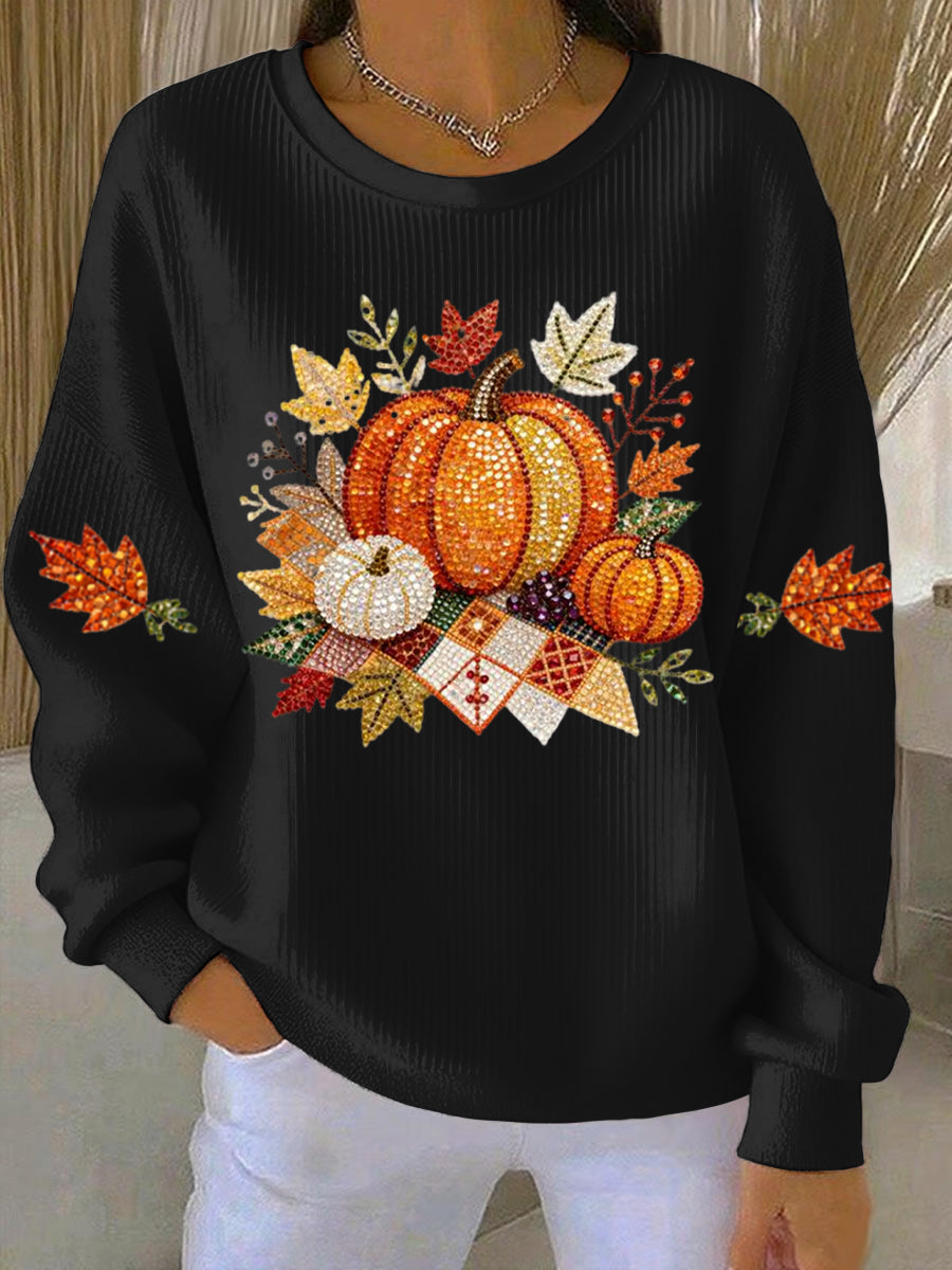 Women’s Sweatshirt | Pumpkin Graphic Design 2