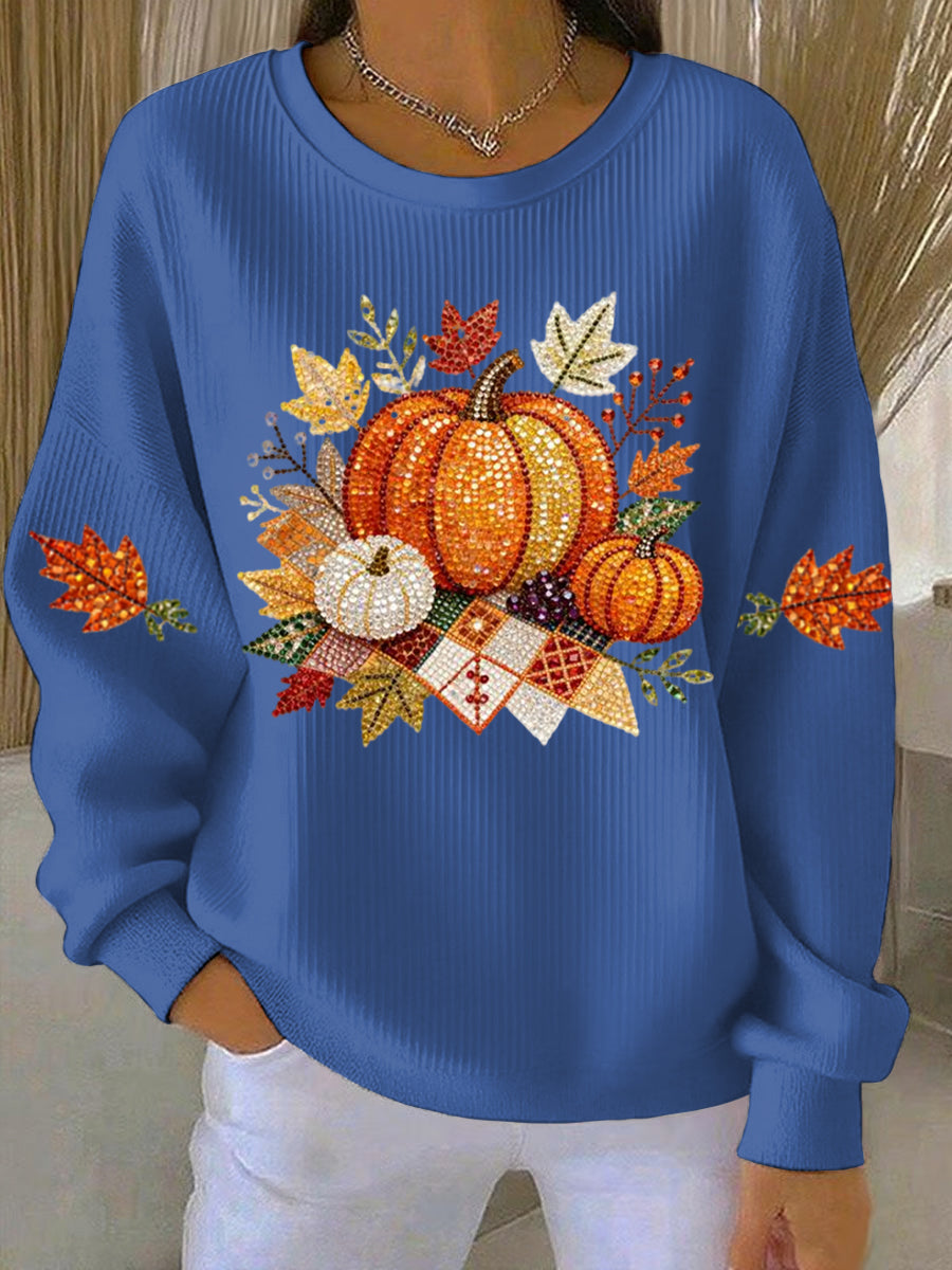 Women’s Sweatshirt | Pumpkin Graphic Design 4