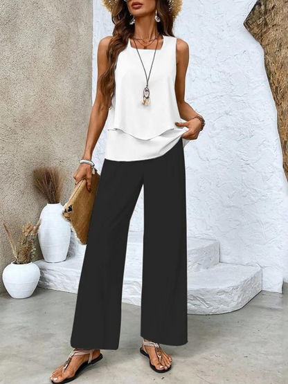 Women's Two-Piece Set | Matching Top and Pants 1