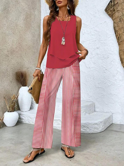 Women's Two-Piece Set | Matching Top and Pants 3