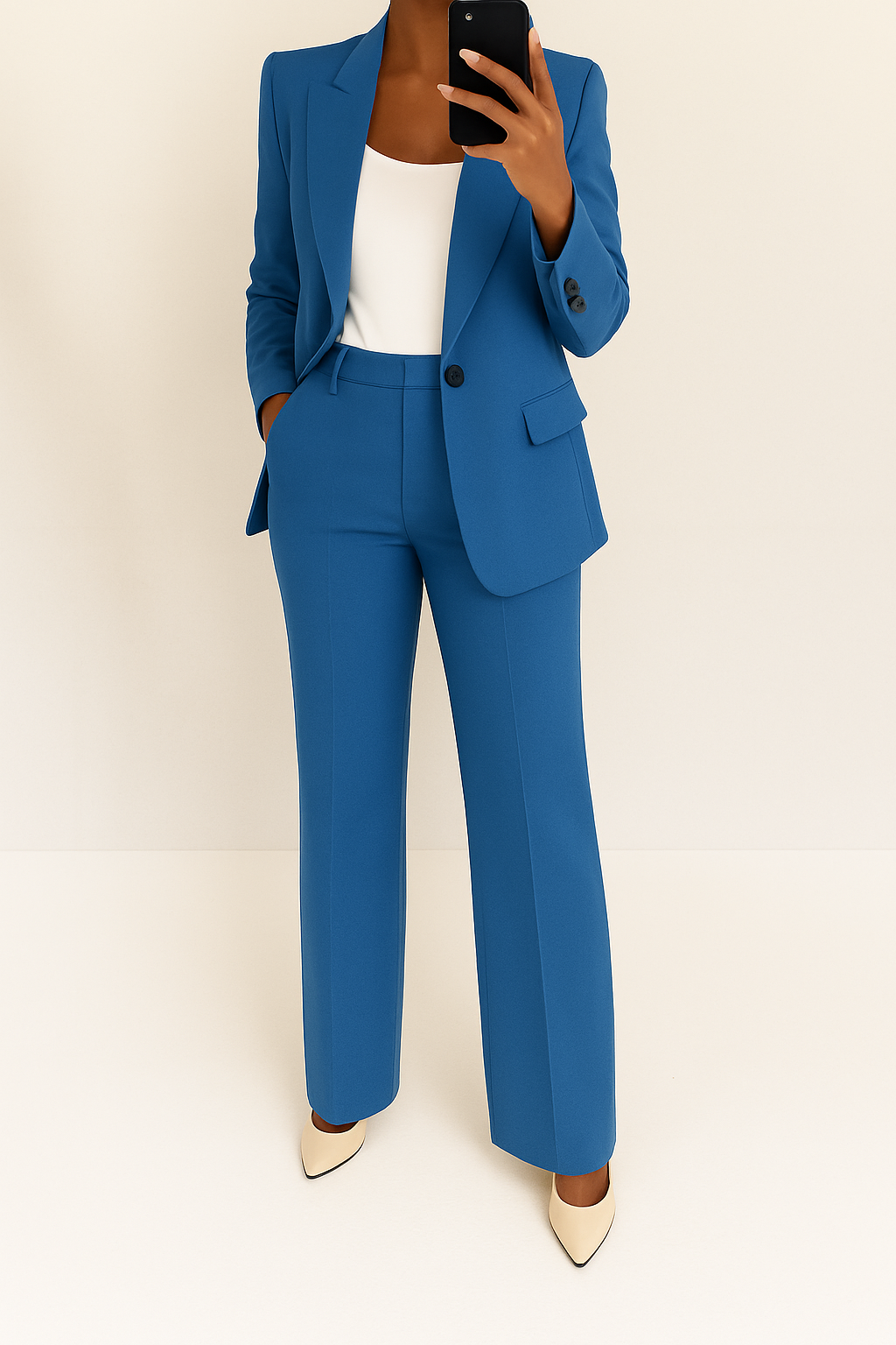 Women's Two-Piece Suit | Long-sleeve blazer and Trousers 0