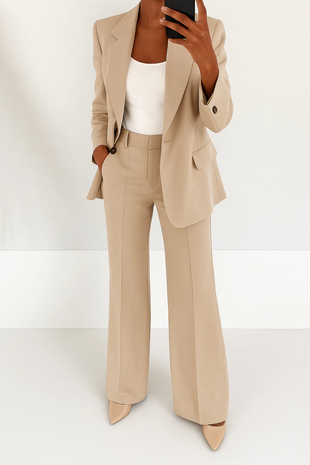 Women's Two-Piece Suit | Long-sleeve blazer and Trousers 2