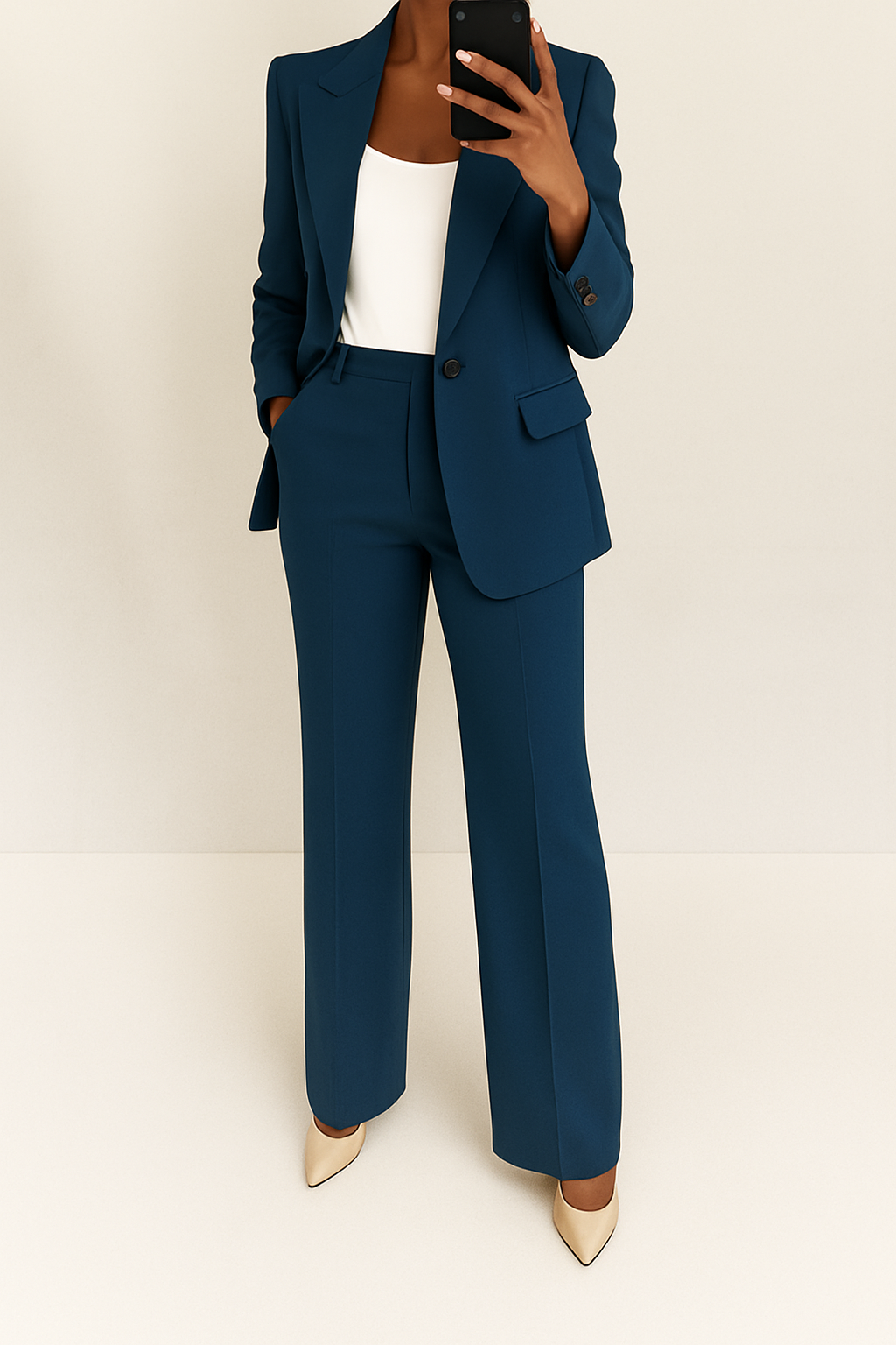 Women's Two-Piece Suit | Long-sleeve blazer and Trousers 6
