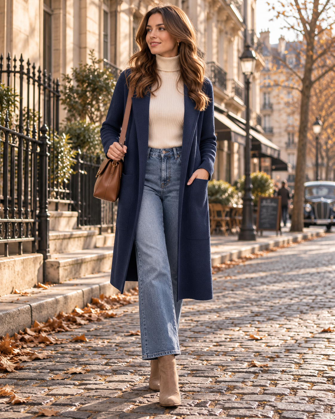 Women's Long Cardigan | Open Front & Soft Comfort 2