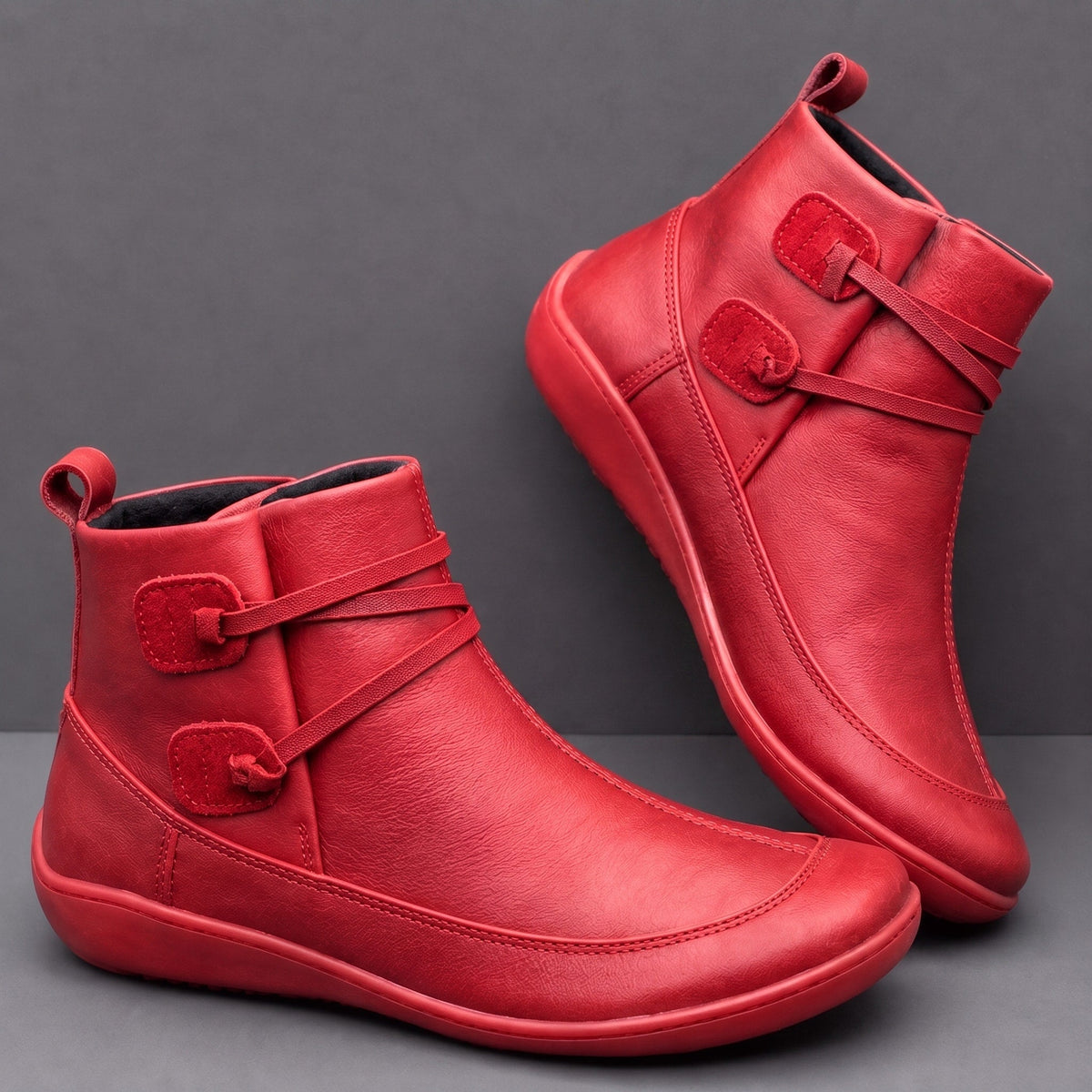 Women's Ankle Boots | Cushioned Comfort & Secure Buckle Fit