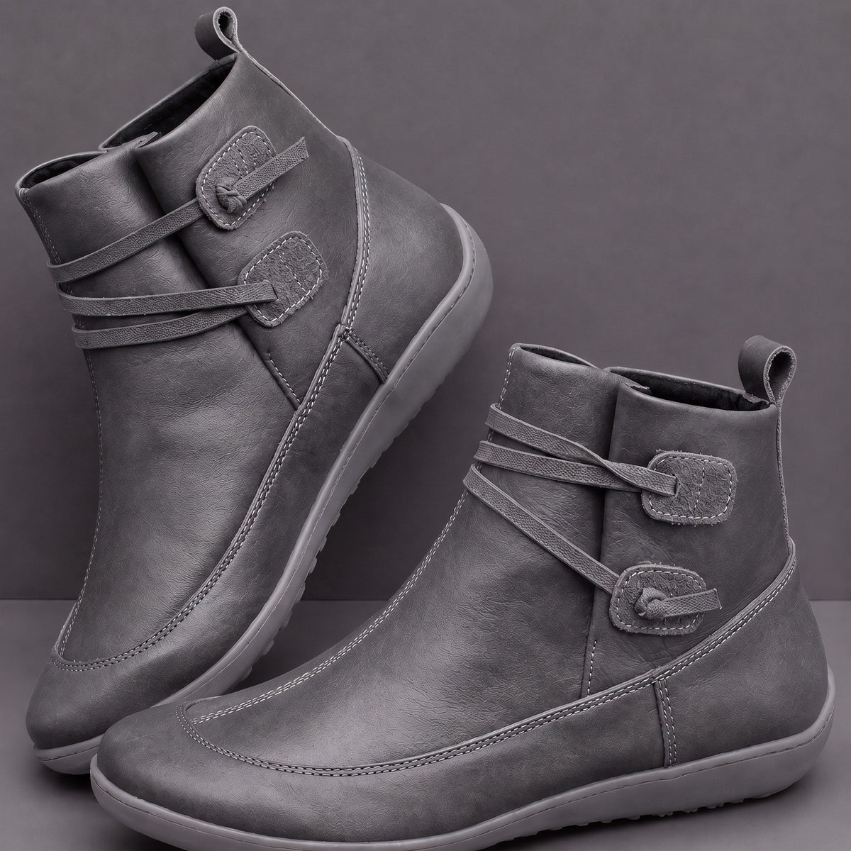 Women's Ankle Boots | Cushioned Comfort & Secure Buckle Fit