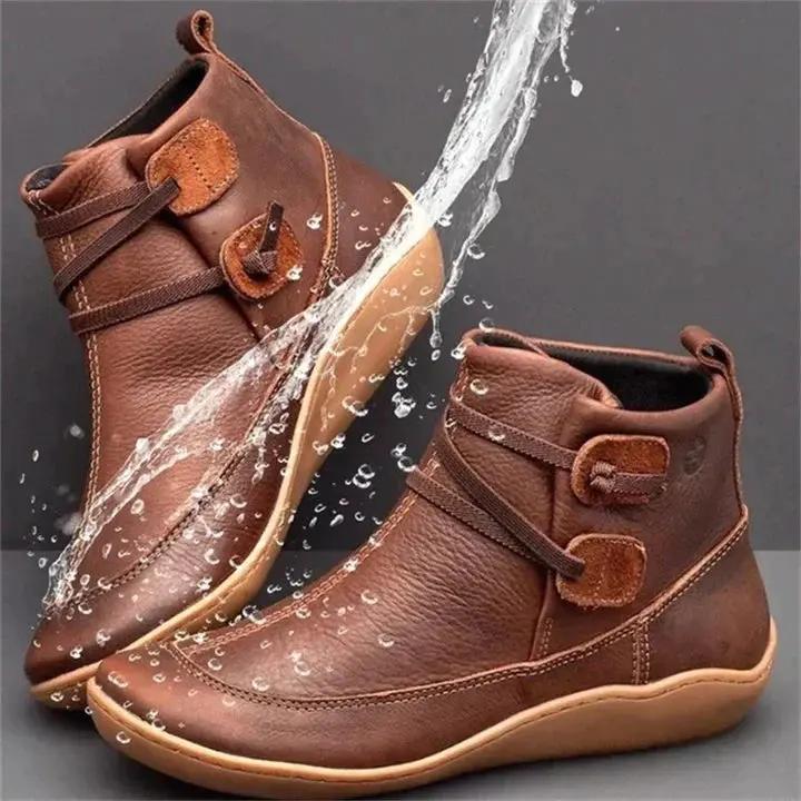 Waterproof Black Ankle Boots for Women – Stylish & Functional 0