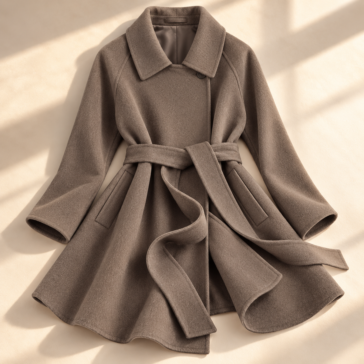 Women's Belted Coat | Waist-Defining & Flowing Fit 14