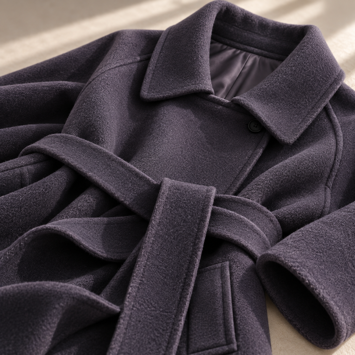 Women's Belted Coat | Waist-Defining & Flowing Fit 18