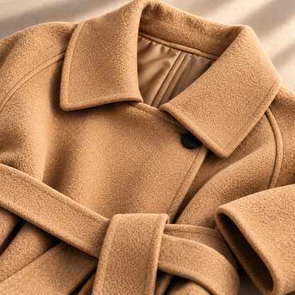 Women's Belted Coat | Waist-Defining & Flowing Fit 3
