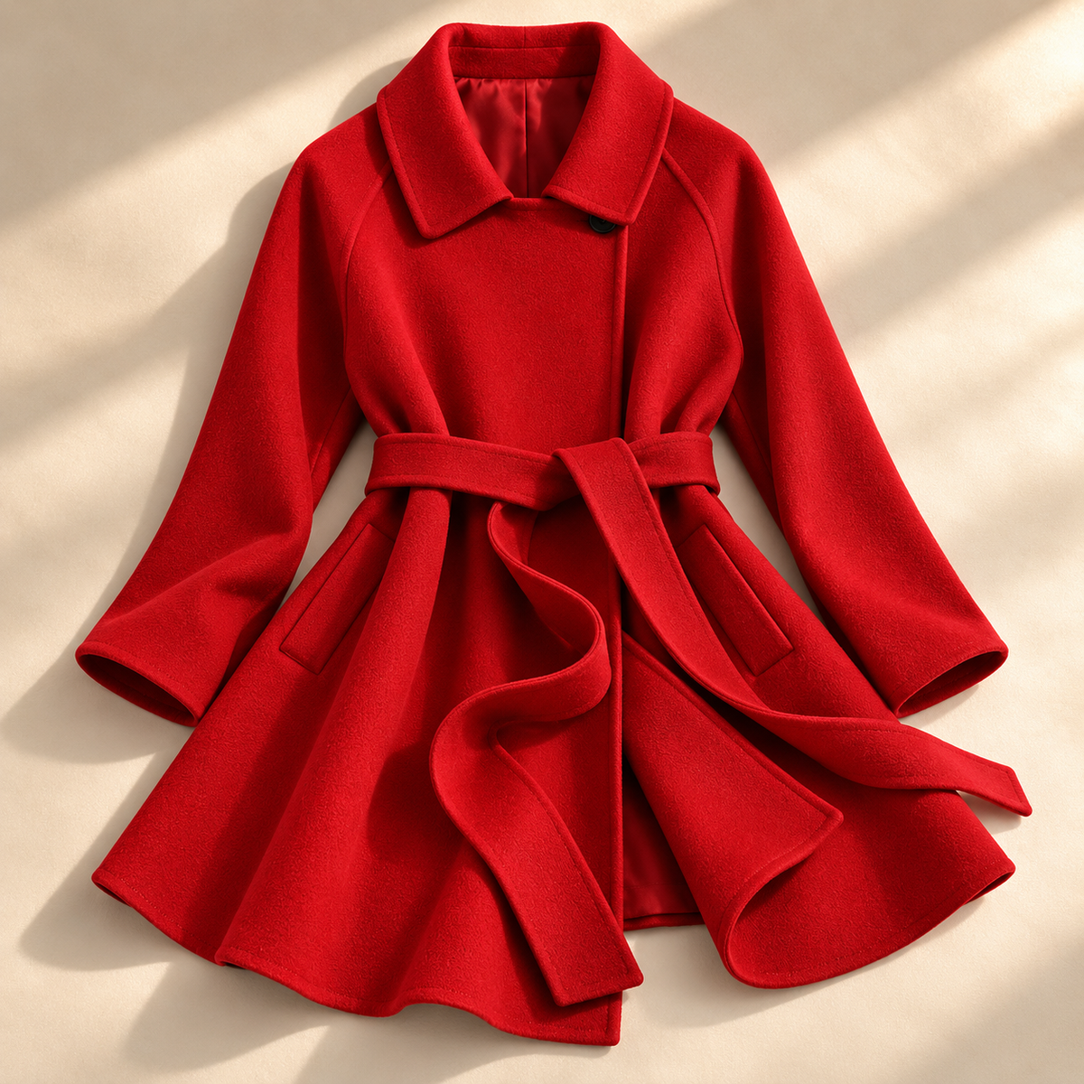 Women's Belted Coat | Waist-Defining & Flowing Fit 5