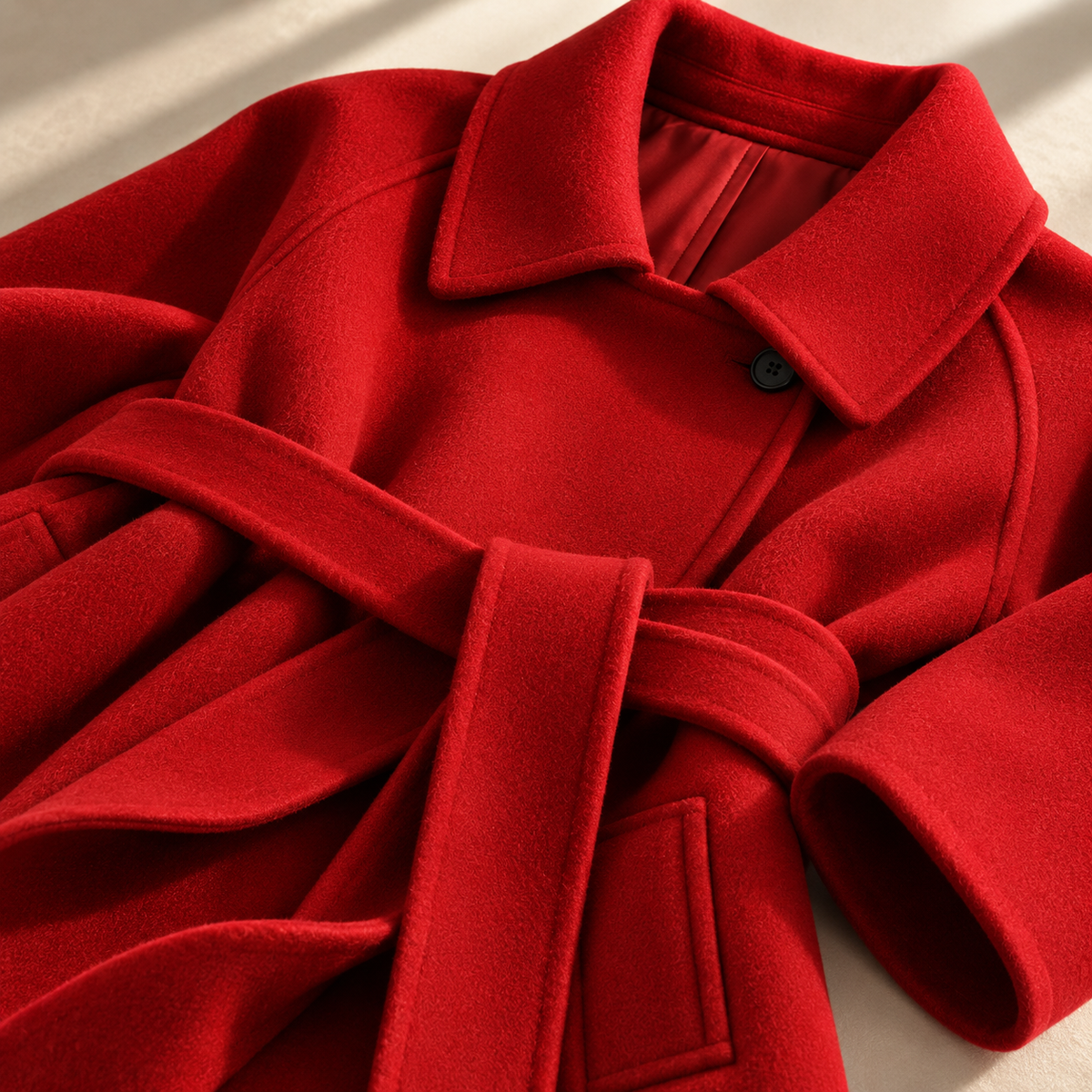 Women's Belted Coat | Waist-Defining & Flowing Fit 6