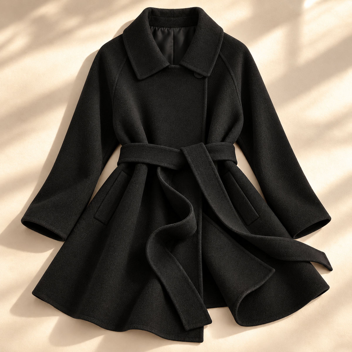 Women's Belted Coat | Waist-Defining & Flowing Fit 8