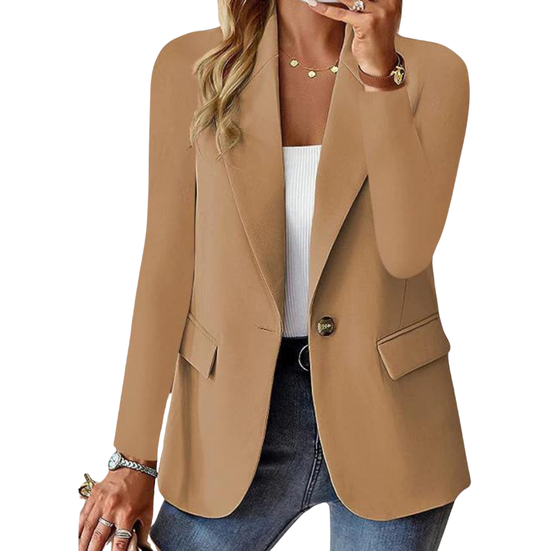 Women's Blazer | Notched Lapel, Flap Hip Pockets