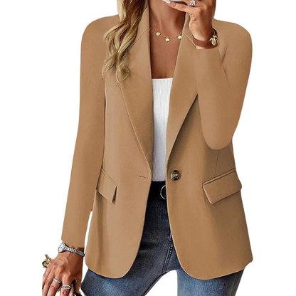 Women's Blazer | Notched Lapel, Flap Hip Pockets
