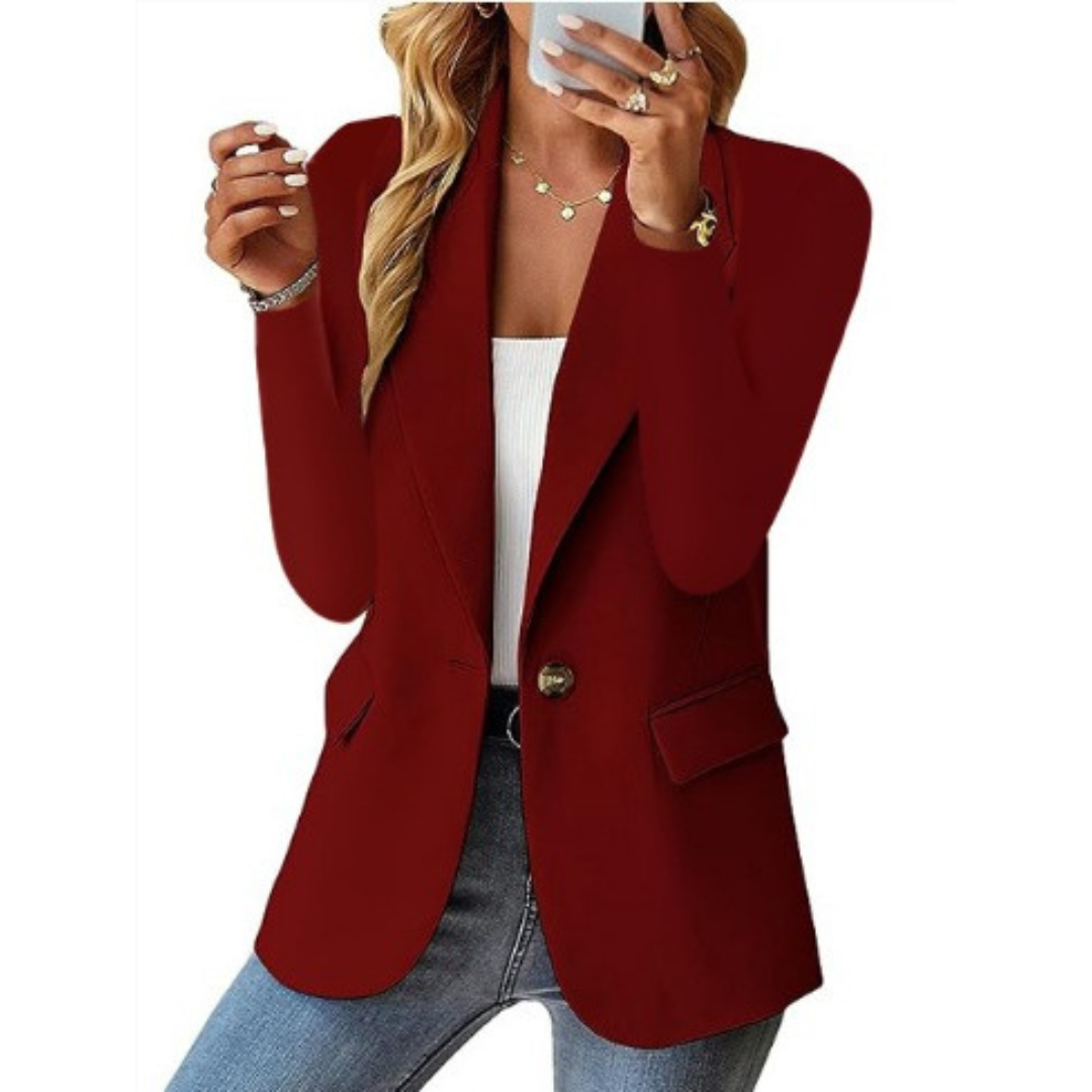 Women's Blazer | Notched Lapel, Flap Hip Pockets