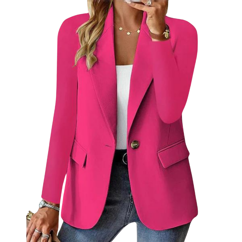 Women's Blazer | Notched Lapel, Flap Hip Pockets