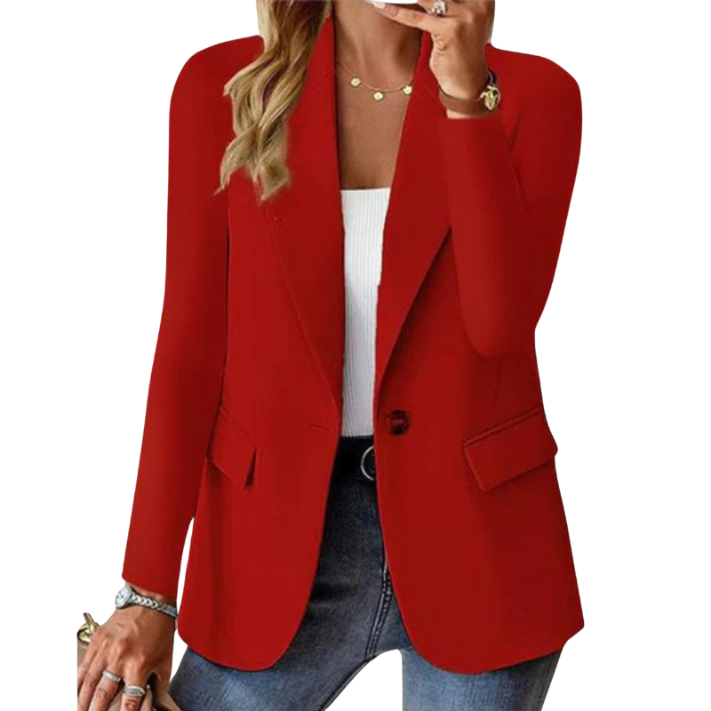 Women's Blazer | Notched Lapel, Flap Hip Pockets