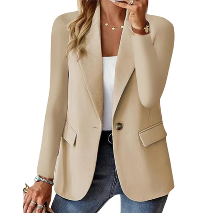 Women's Blazer | Notched Lapel, Flap Hip Pockets
