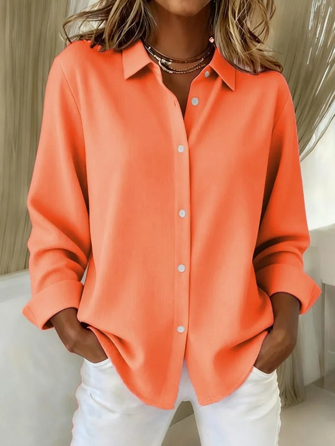 Women's Blouse | Relaxed Fit & Minimal Chic Style