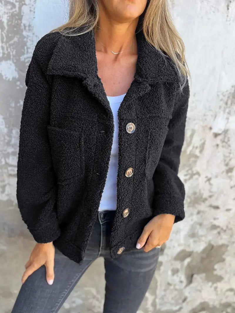 Image of Hallie | Women's Button-Down Relaxed Fit Jacket