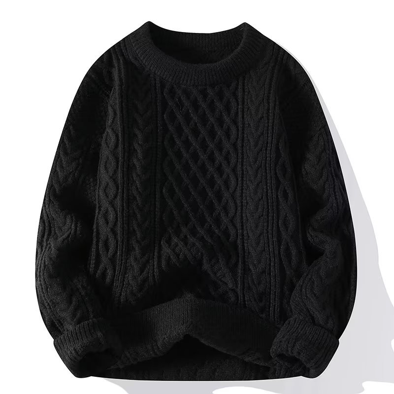 Chunky Cream Cable Knit Sweater for Women