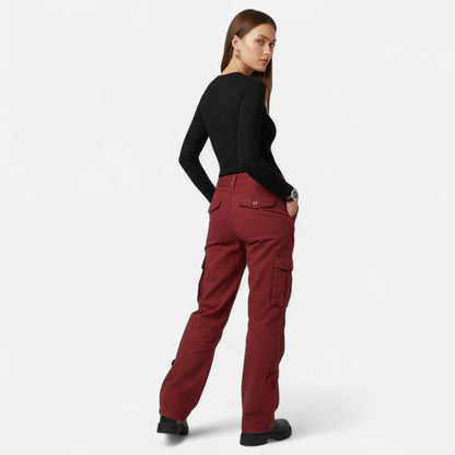 Women's Cargo Pants | Low-Rise Fit, Multi-Pocket Utility
