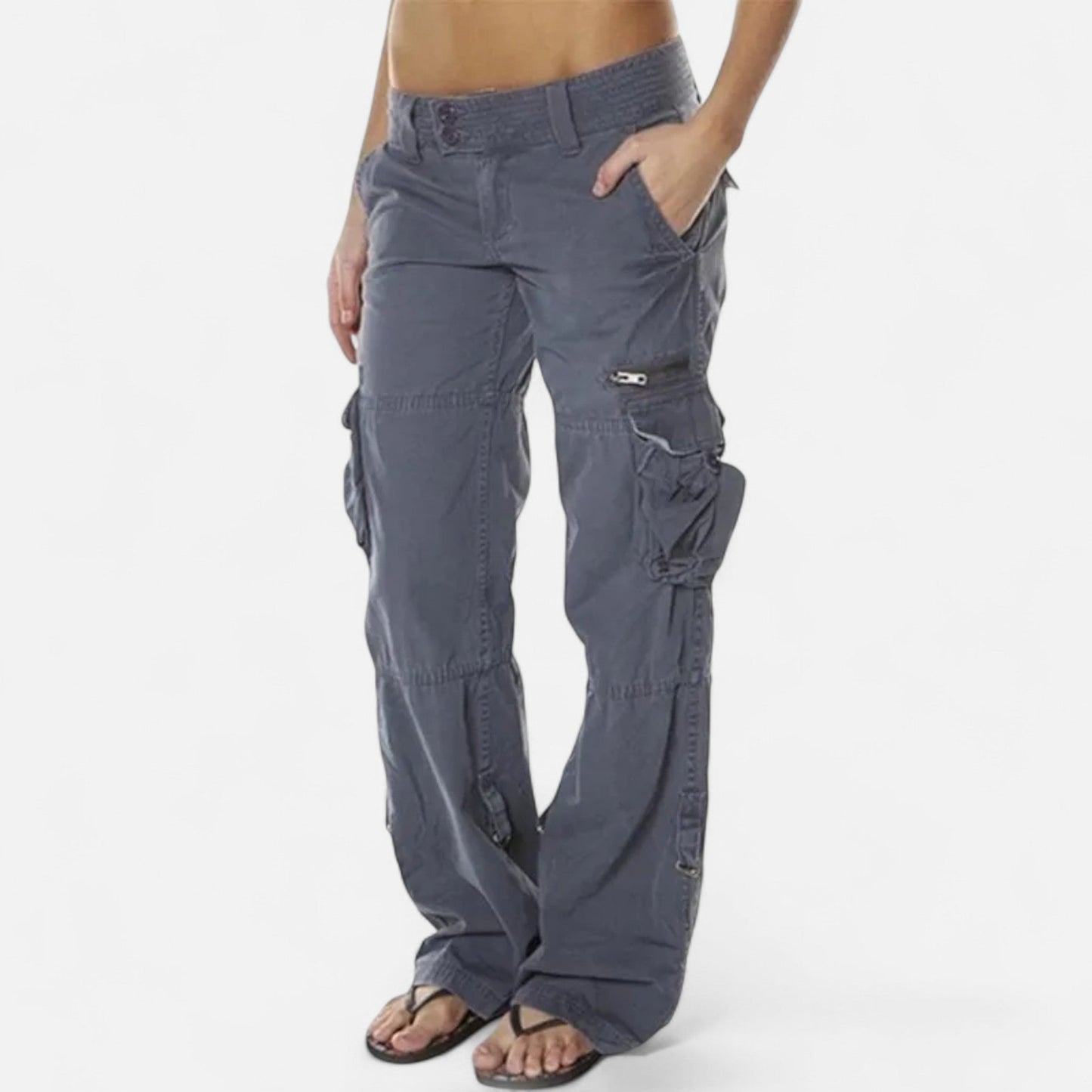 Women's Cargo Pants | Low-Rise Fit, Multi-Pocket Utility