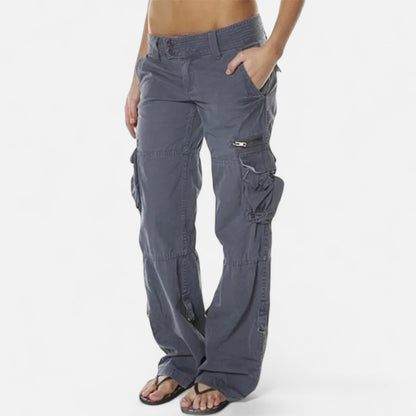 Women's Cargo Pants | Low-Rise Fit, Multi-Pocket Utility