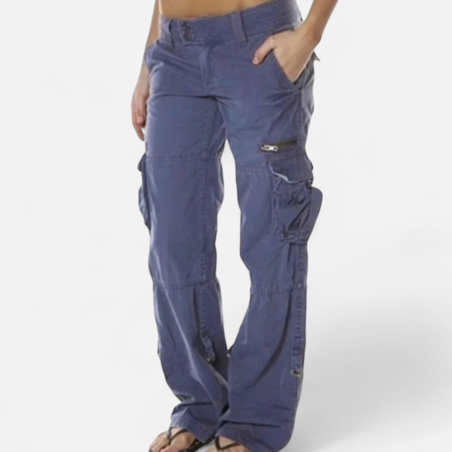Women's Cargo Pants | Low-Rise Fit, Multi-Pocket Utility