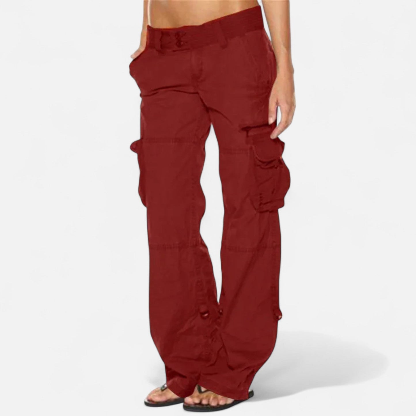Women's Cargo Pants | Low-Rise Fit, Multi-Pocket Utility