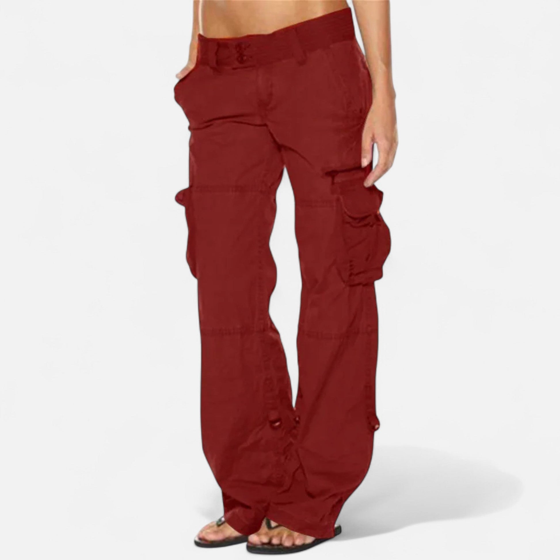 Women's Cargo Pants | Low-Rise Fit, Multi-Pocket Utility