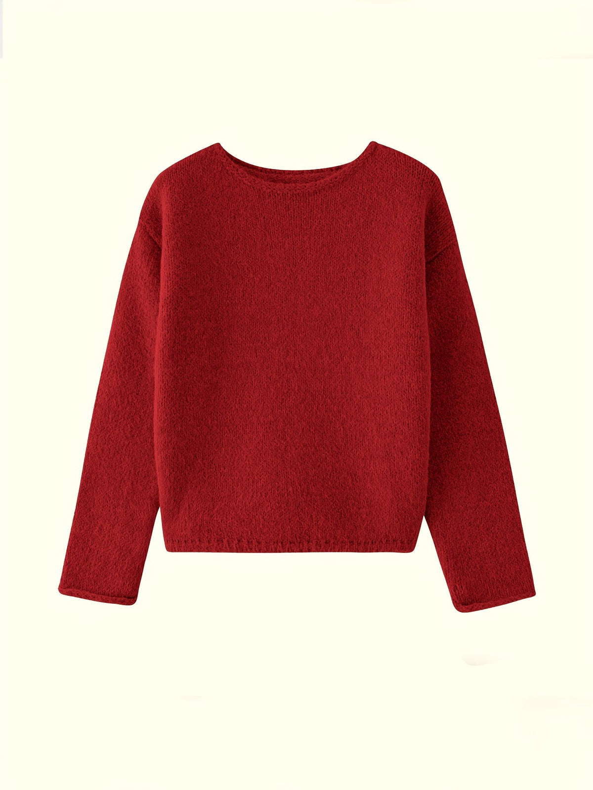 Women's Chunky Knit Jumper | Relaxed Fit & Batwing Sleeves 11