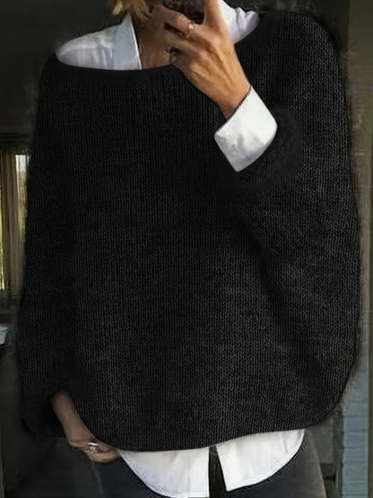 Women's Chunky Knit Jumper | Relaxed Fit & Batwing Sleeves 9
