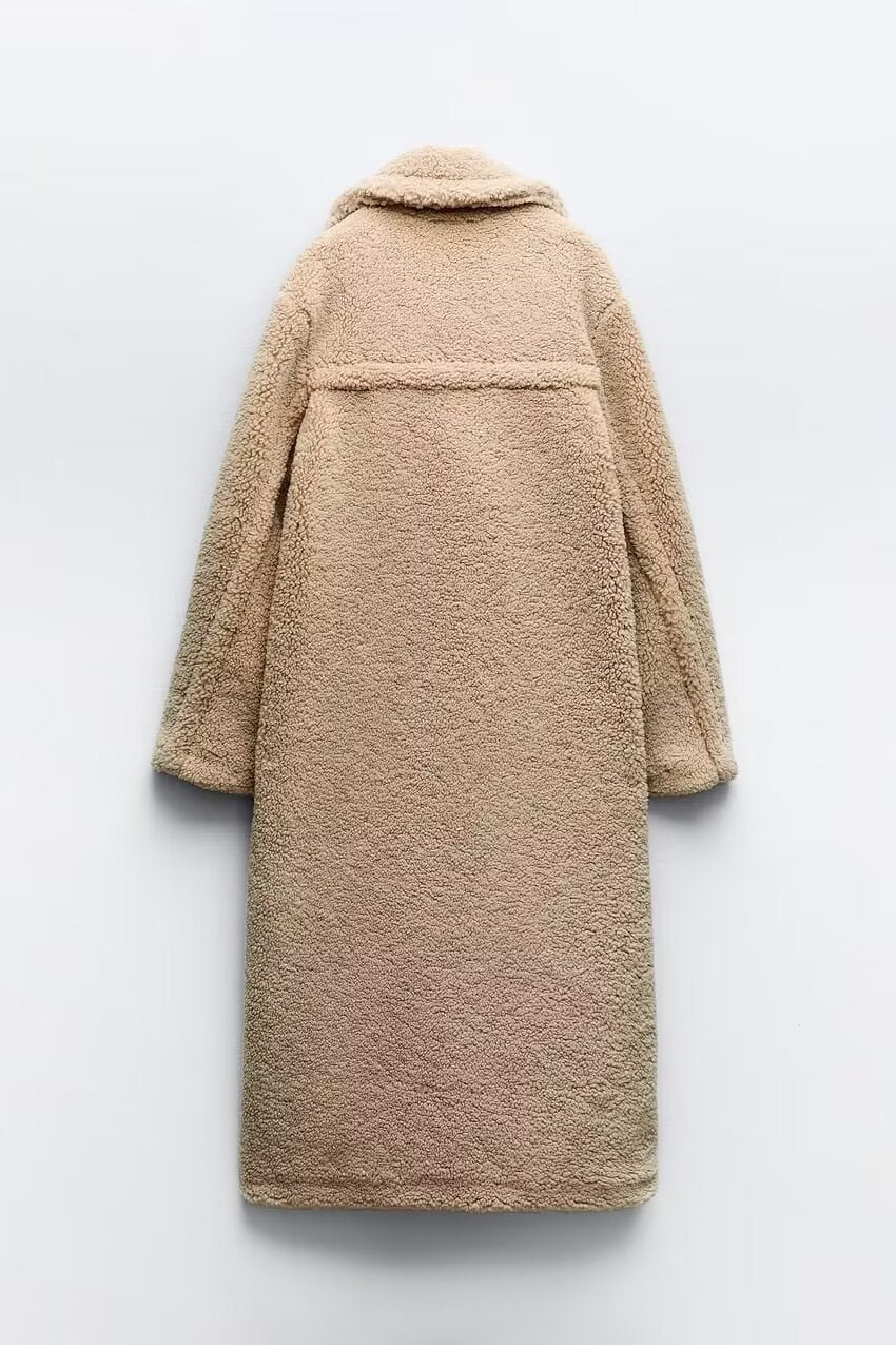 Women's Coat | Double-Breasted & Long Fit 6