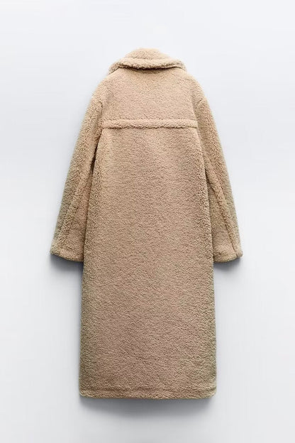 Women's Coat | Double-Breasted & Long Fit 6