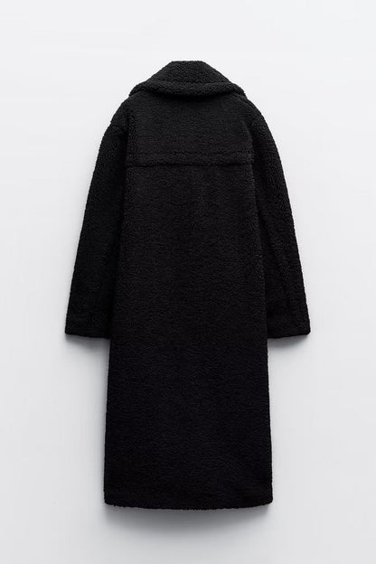 Women's Coat | Double-Breasted & Long Fit 7