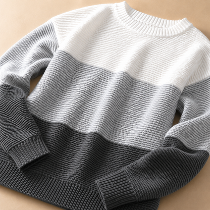 Women's Colorblock Knit Jumper | Relaxed Fit & Warm 15