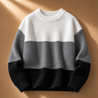 Women's Colorblock Knit Jumper | Relaxed Fit & Warm 16