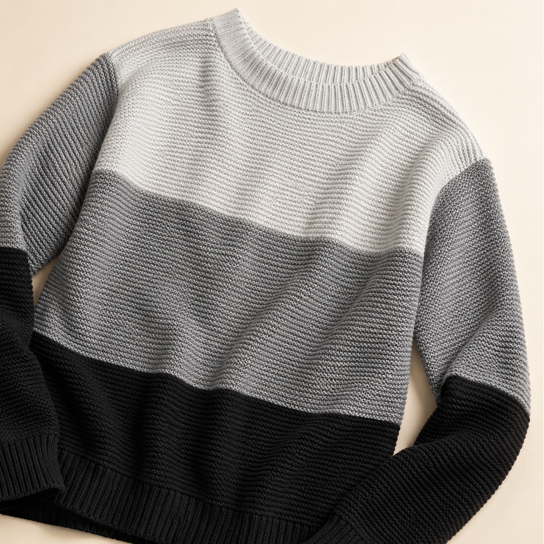 Women's Colorblock Knit Jumper | Relaxed Fit & Warm 18