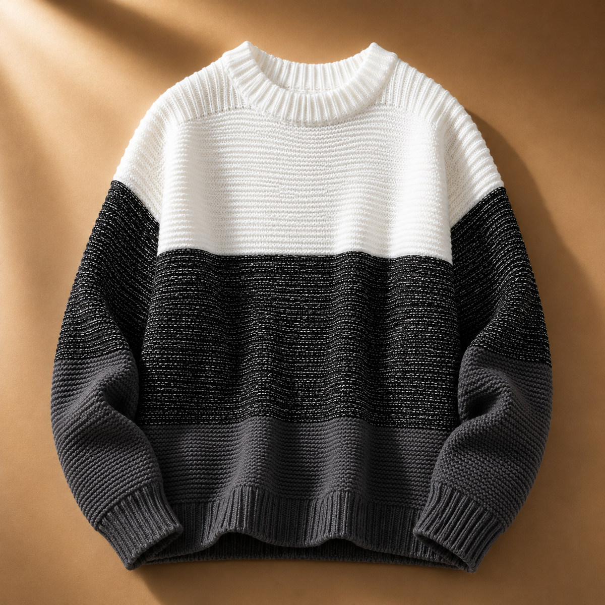 Women's Colorblock Knit Jumper | Relaxed Fit & Warm 19