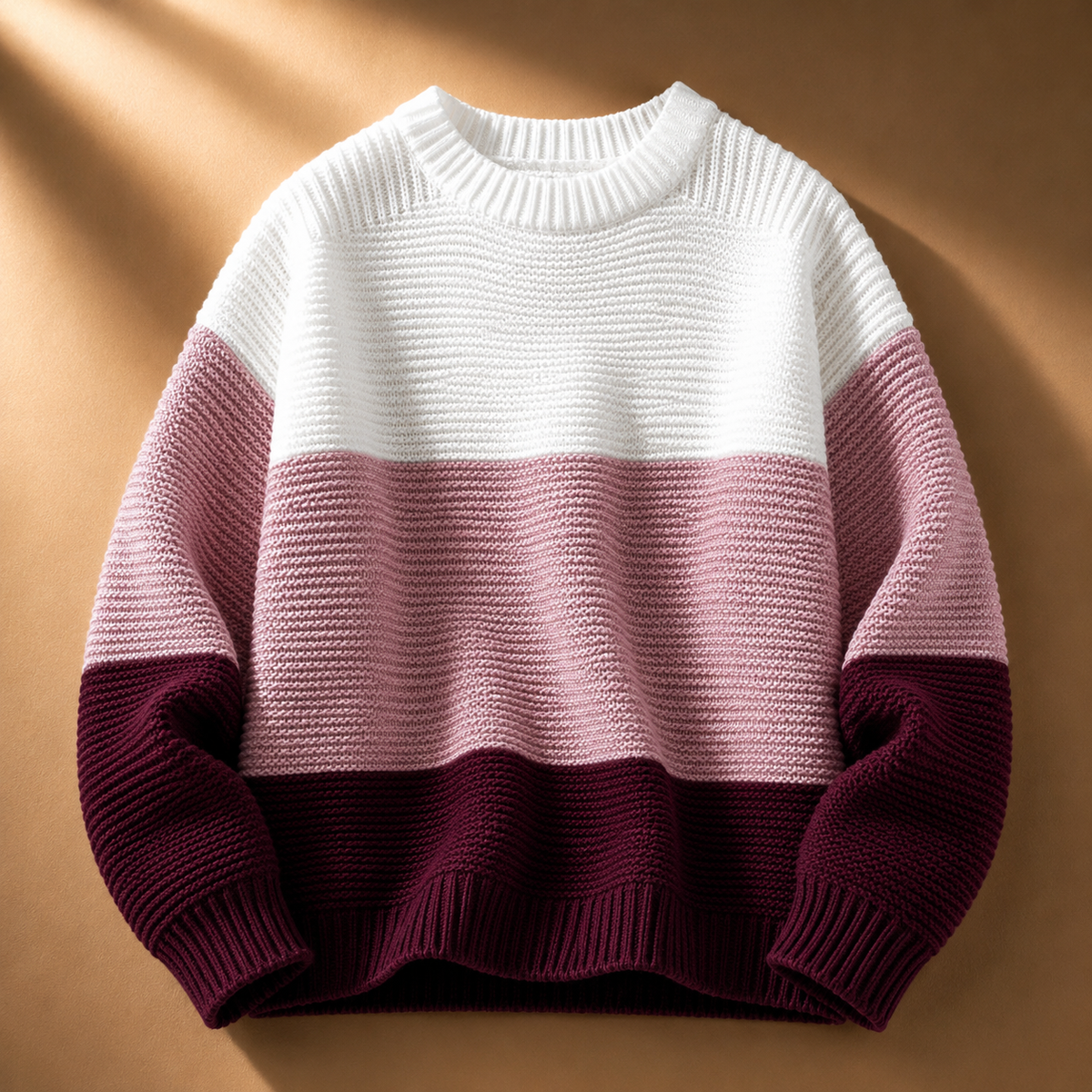 Women's Colorblock Knit Jumper | Relaxed Fit & Warm 22