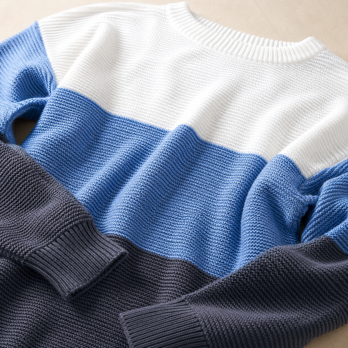 Women's Colorblock Knit Jumper | Relaxed Fit & Warm 6
