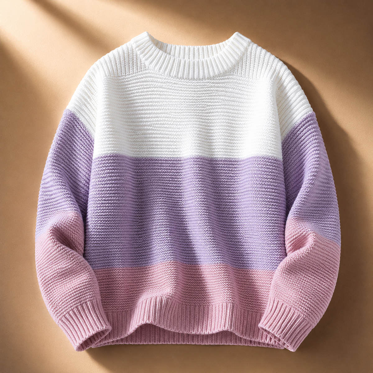 Women's Colorblock Knit Jumper | Relaxed Fit & Warm 7