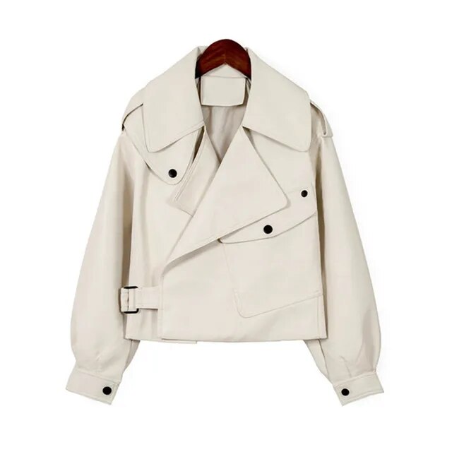 Women's Cropped Jacket | Belted & Tailored 1